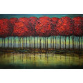 Aluminum Panel Art Painting for Trees